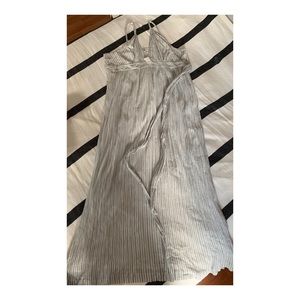 Striped Sleeveless Maxi Dress